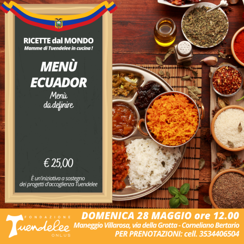 Ricette dal mondo 3) ECUADOR