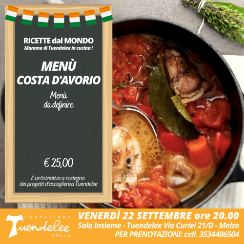 Ricette dal mondo 4) COSTA D'AVORIO